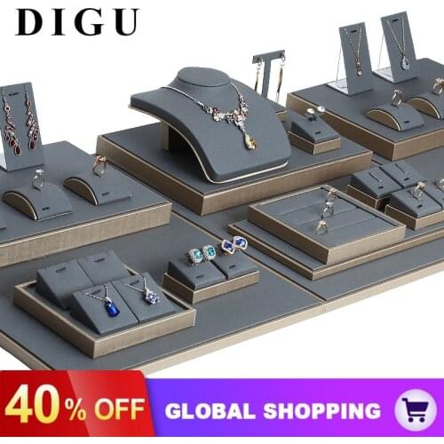 Jewelry Display Props Tray Jewelry Set Necklace Display Stand Ring Bracelet Pendant Display Stand