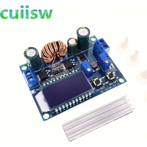 35W CC CV Step Up Down Voltage Converter DC-DC 5.5-30V to 0.5-30V Adjustable Buck Boost Power Supply LCD Voltmeter Ammeter 12V