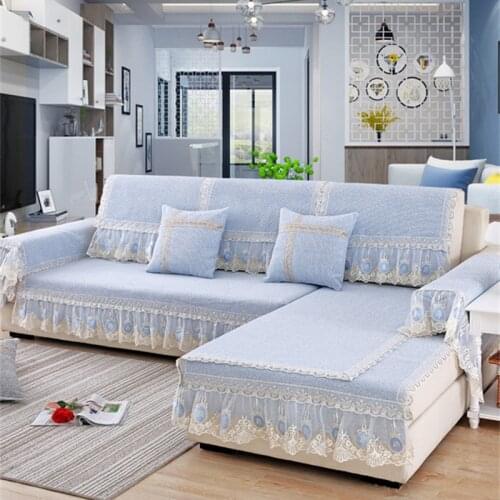 2019 New Cotton/Line Sofa Cover Sofa L Shaped Sofa Cloth Non-slip Couch Cover Cotton Sofa Set Armrest Sofa Towel Slip Resistant