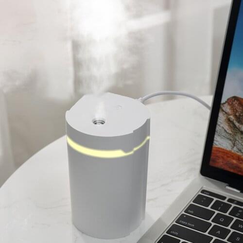 2020 260ML Mini Ultrasonic Air Humidifier Romantic Soft Light USB Essential Oil Diffuser Car Purifier Aroma Anion Mist Maker