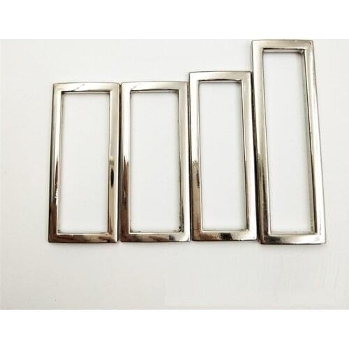30 pcs NEW Rectangle Metal Dee Ring webbing Belt Ribbon Buckles 20mm 25mm 30mm 35mm 40mm 45mm 50mm