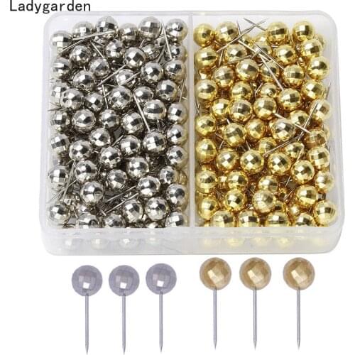 400PCS 6MM Round Head Dressmaking Pins Stainless Steel Pins Embroidery Patchwork Pins Tools Sewing Needle DIY Sewing Accessories