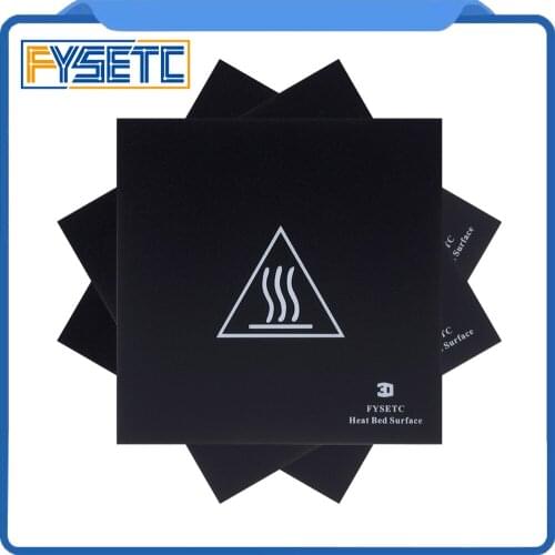 5pcs Frosted Heated Bed 11.8''x11.8'' Build Plate Tape 300x300mm Build Sheets Platform Sticker For CR-10S Lulzbot Taz6
