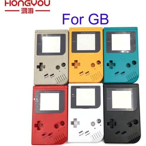 10Sets For GB Case For Game Boy Classic Game Replacement Case Plastic Shell Cover for Nintendo GB Console housing For GB Case