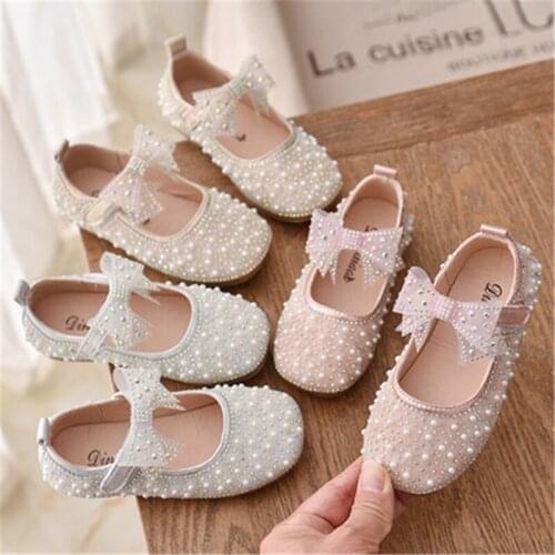Childrens Flats Girls Casual Shoes Summer Kids Shoes for Spring PU Leather Princess shoes Comfortable Kids Flats