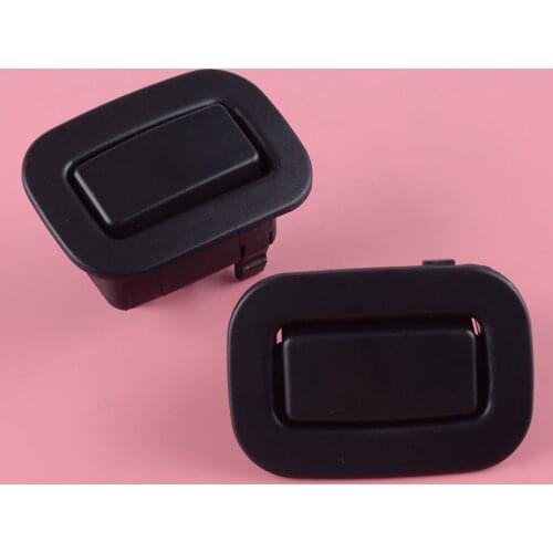 DWCX 1 Pair Black Plastic Car Rear Seat Holder Recliner Button Fit for Subaru Forester 2009 2010 2011 2012 2013