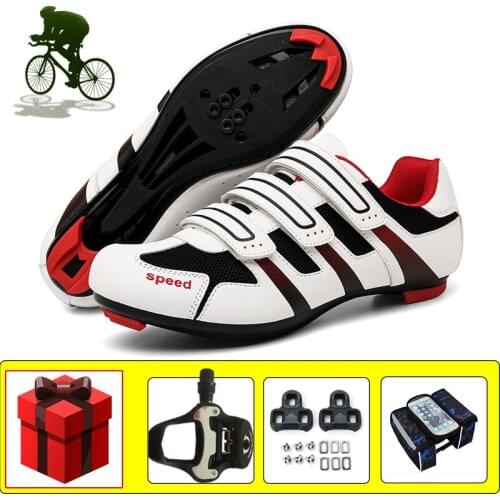 Bbreathable Road Cycling Shoes Add Pedals Self-locking Riding Bicycle Sneakers Bicicleta Triatlon Outdoor Unisex Bike Footwear