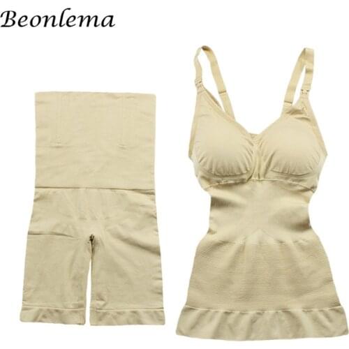 Body Shapewear Women V-neck Shapewear Set Bodyshapers High Waist Panties Butt Lifter Slimming Underwear Weight Loss Products