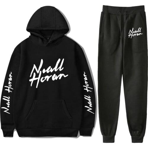 Niall Horan Two Piece Set Women Men Long Sleeve Hoodies+Jogger Pants Unisex Sets Fashion Casual Streetwear Clothes