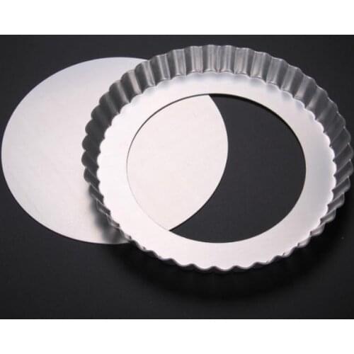 6 Inch Round Non-Stick Pizza Pan False Bottom Pizza Disc Aluminum Alloy Pizza Stones SN1356