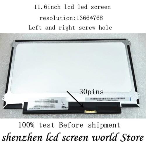 Matrix display for Acer ES1-131 N15Q3 NT116WHM-N21 N116BGE-EA2 1366*768 eDP 30 Pins Laptop LCD Screen panel replacement