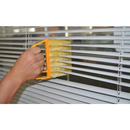 Microfibre Venetian Blind Cleaner Window Conditioner Duster Shutter Clean Brush washable venetian blind blade cleaning cloth