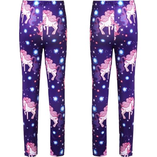 2021 New Girls Cartoon Printed Leggings Spring Summer Autumn Children Trousers Kids Casual Pencil Pants Cute Toddler Leggings