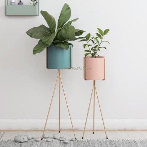 Nordic Minimalist Living Room Plant Flower Pot Shelf Green Radish Flower Stand Creative Balcony Decoration Green Plant Stand