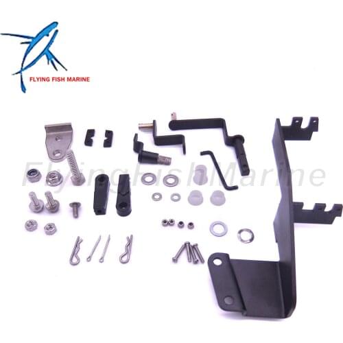 Outboard Engine 63V-48501-00 Remote Control Attachment Kit for Yamaha Outboard Parsun 9.9HP 15HP Boat Motor