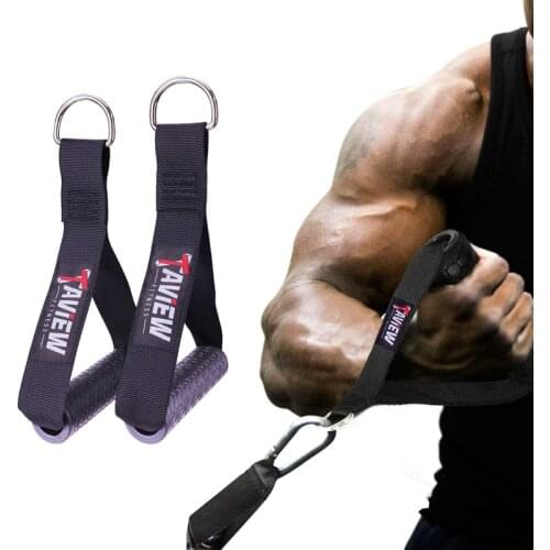 Gym Fitness Exercise Handle Grips Heavy Duty Resistance Bands Exercise Handle for Cable Machine Home Workout