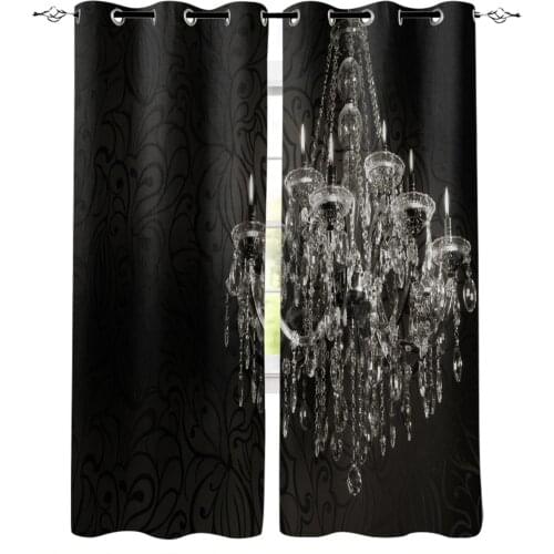 Chandelier Glass Lighting Petal Decoration Window Curtain Home Decor Accessories Living Room Bedroom Kitchen Children Curtain