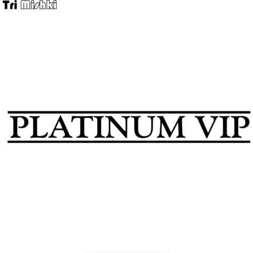 Tri Mishki 7.8x60cm for platinum vip funny car sticker auto sticker car decals HZX554