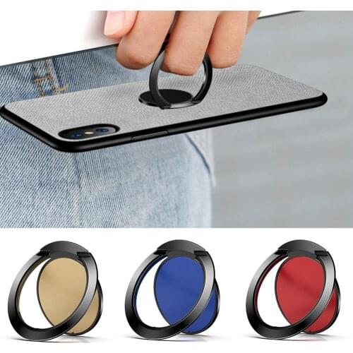 Universal Ultra Slim Metal Round Metal Finger Ring Phone Holder Stand Bracket