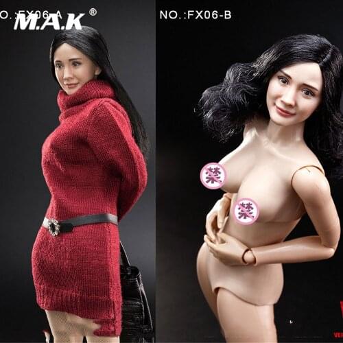 VERYCOOL FX06A/FX06B 1/6 Scale Asian Actress Headsculpt + VC 3.0 Female Body Set In Stock Model for Fans Gifts