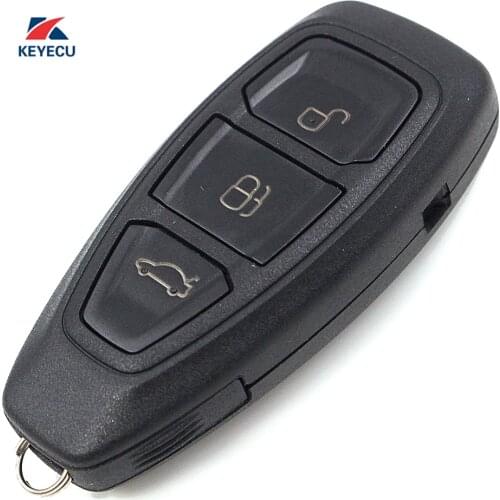 KEYECU Replacement Remote Car Key Fob 3 Buttons 434MHz ID83 for Ford Focus C-Max Mondeo Kuga Fiesta B-Max 2010