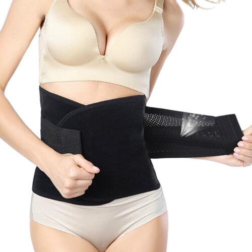 Women Waist Trainer Belt Belly Band Belts Body Shaper After Birth Slim Belt Corset Postpartum Tummy Trimmer Body Fat Burne