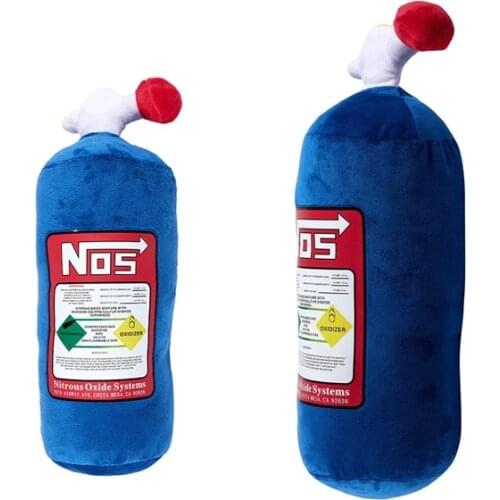 2 Pcs NOS Travel Pillow,Super Cool Memory Foam Car Decor Head Backrest Sofa Cushion Toy Gift ,Backrest 43Cm & Headrest 30Cm