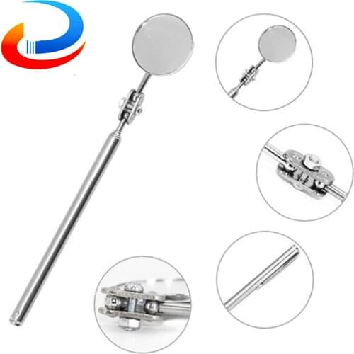 30mm/50mm Automobile Maintenance Inspection Mirror Universal Folding Telescopic Mirror Size Welding Chassis Inspection Mirror