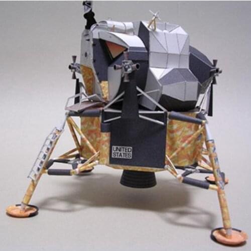 1:48 Apollo Plan 11 Lunar Module DIY 3D Paper Card Model Building Sets Construction Toys Educational Toys Military Model
