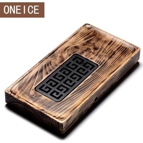 Fire wood tea seabirds stone tea table tea saucer piece Ke wood tea tray wood Hi Quality