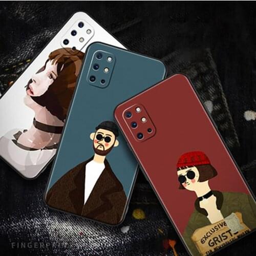 Case For Oneplus 8T Léon Soft TPU shell 1+8T Shockproof Phone Protection Cover For One plus 8T Case Oneplus8T fundas coque Girl