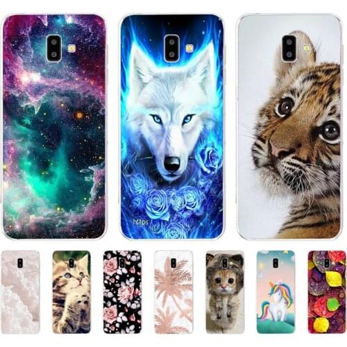 For Samsung J6 2018 Case EU J600 J600F SM-J600F Soft TPU Cover For Samsung Galaxy J6Plus 2018 J6+ J 6 Plus J610 J610F Silicon