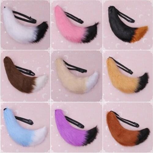 COSSUN 70Cm Multiple Colour Fox Tail Cosplay Props Sexy for Love Stage Performance Halloween Dresses Women