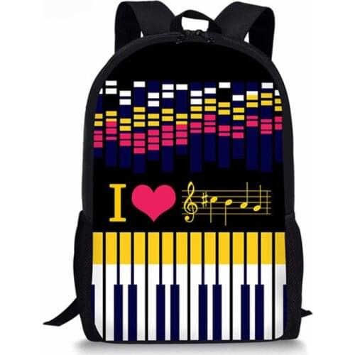 Children Schoolbag Toddler Kid Boy Girl Piano Print Bookbag Travel Shopping School Mini backpack bookbag student bag