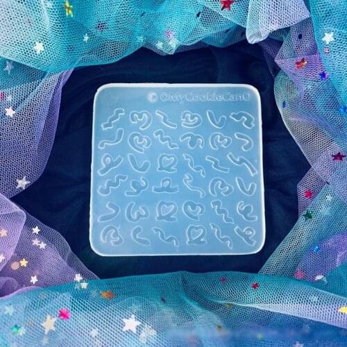 Epoxy Super Cute 30 Companies Animal Ice Cream Mold Flying Ribbon Silicone Mold for DIY Jewelry Craft