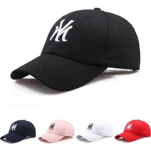 New York Letter MY Embroidery Baseball Caps For Women Men Fashion Female Summer Visors Cotton Snapback Hip Hop Cap Sun Dad Hat
