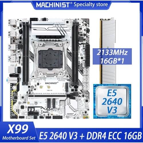 JGINYUE X99 Motherboard Support LGA 2011-3 CPU Xeon E5 Core I7 I5 I3 Processor With DDR3 or DDR4 Memory RAM Slot X99M PLUS V2