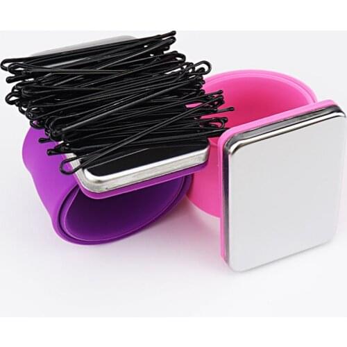 Salon Magnetic Bracelet Wrist Band Strap Belt Hair Clip Holder Hairdressing Hair Accessories Barber Hairdressing Styling