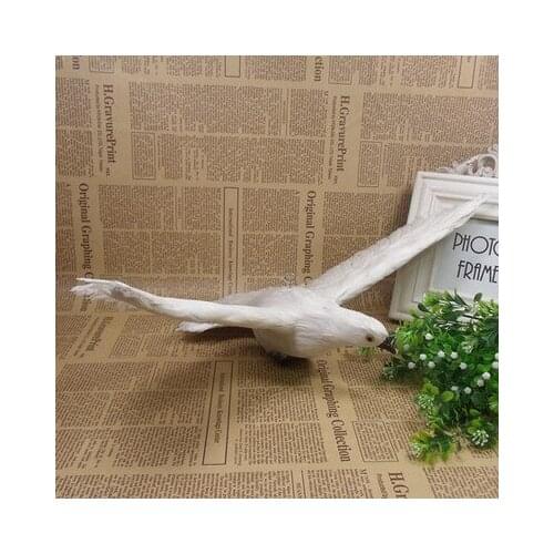 Simulation cute flying dove 17x26x39cm model polyethylene&furs dove model home decoration props ,model gift d637
