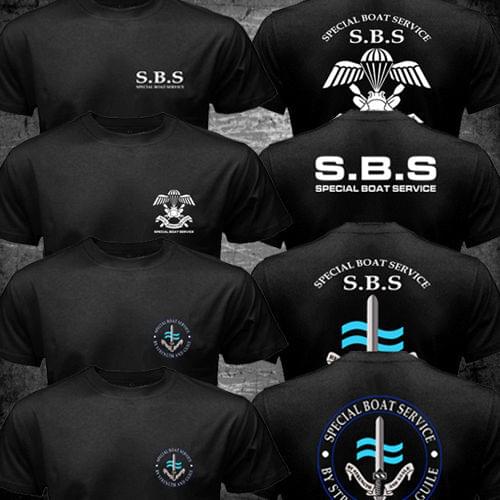 2020 New SBS Special Boat Service United Kingdom Special Forces Navy Army sas T-shirt harajuku funny t shirts