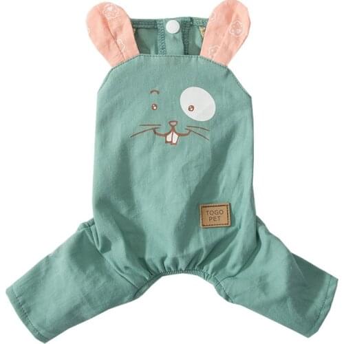 Spring and summer Pet dog clothes squirrels carrying pants for small dogs cats chihuahua four-legged couples puppy dog costume