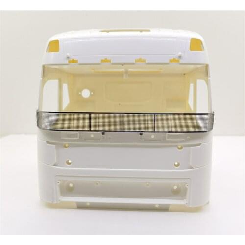 Front Protective Mesh Net Truck Head Guardrail Upgrading Parts for Tamiya 1/14 Volvo 56360 56362