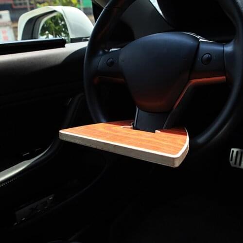 For Tesla Model 3 Y Portable Car Steering Wheel Laptop Computer Desk Food Drink Mount Stand Seat Table Car Styling
