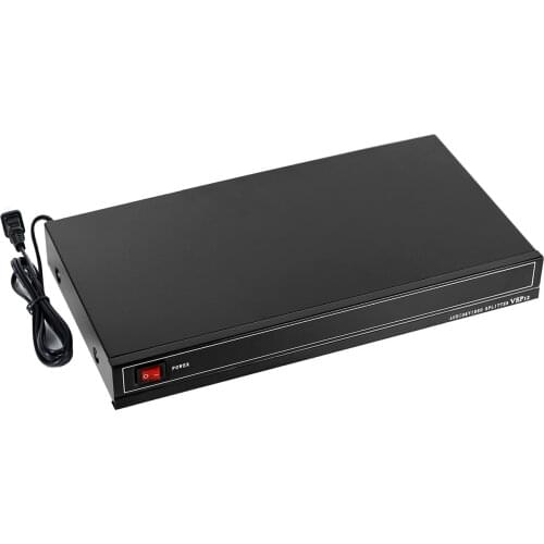 VSP12 AV splitter audio and video Switcher one into twelve out AV 1 minute 12 split screen for HDTV LCD DVD