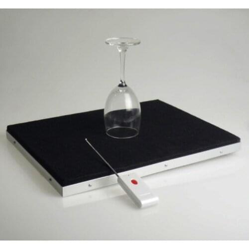 Glass Breaking Tray Pro - Remote Control with Organic Glass Cover Magic Tricks,Mentalism,Stage,Illusion,Gimmick