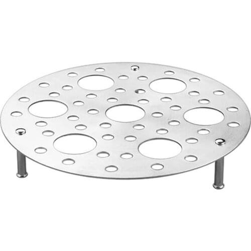 Kapmore 1pc Egg Steamer Rack Multi-Purpose Stainless Steel Steamer Tray Steaming Rack Kitchen Tools Egg Tools Accessories