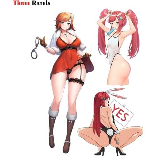 Three Ratels F517 B 11 Night Angel Last Origin Cute Girl Sticker For Car-Styling Automobiles & Motorcycles Decal Auto Accessorie