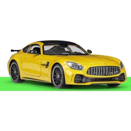19.5cm DieCast 1:24 Scale Alloy Racing Car Diecast Classic Model Car AMG GT R Sports Car Metal Toy Car for Child Kids Toy Gift