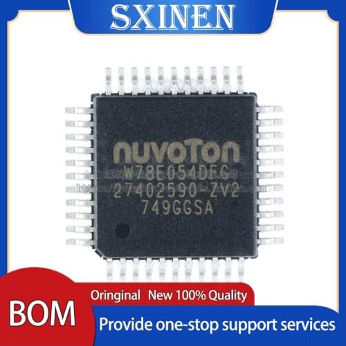 SMD W78E054DFG TQFP-44 6T/12T 8051 Single Chip Microcomputer