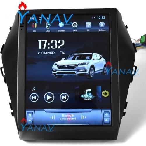 Vertical screen car video player For-Hyundai IX45 Santa fe 2013-2017 car stereo multimedia GPS navigation car radio DVD player